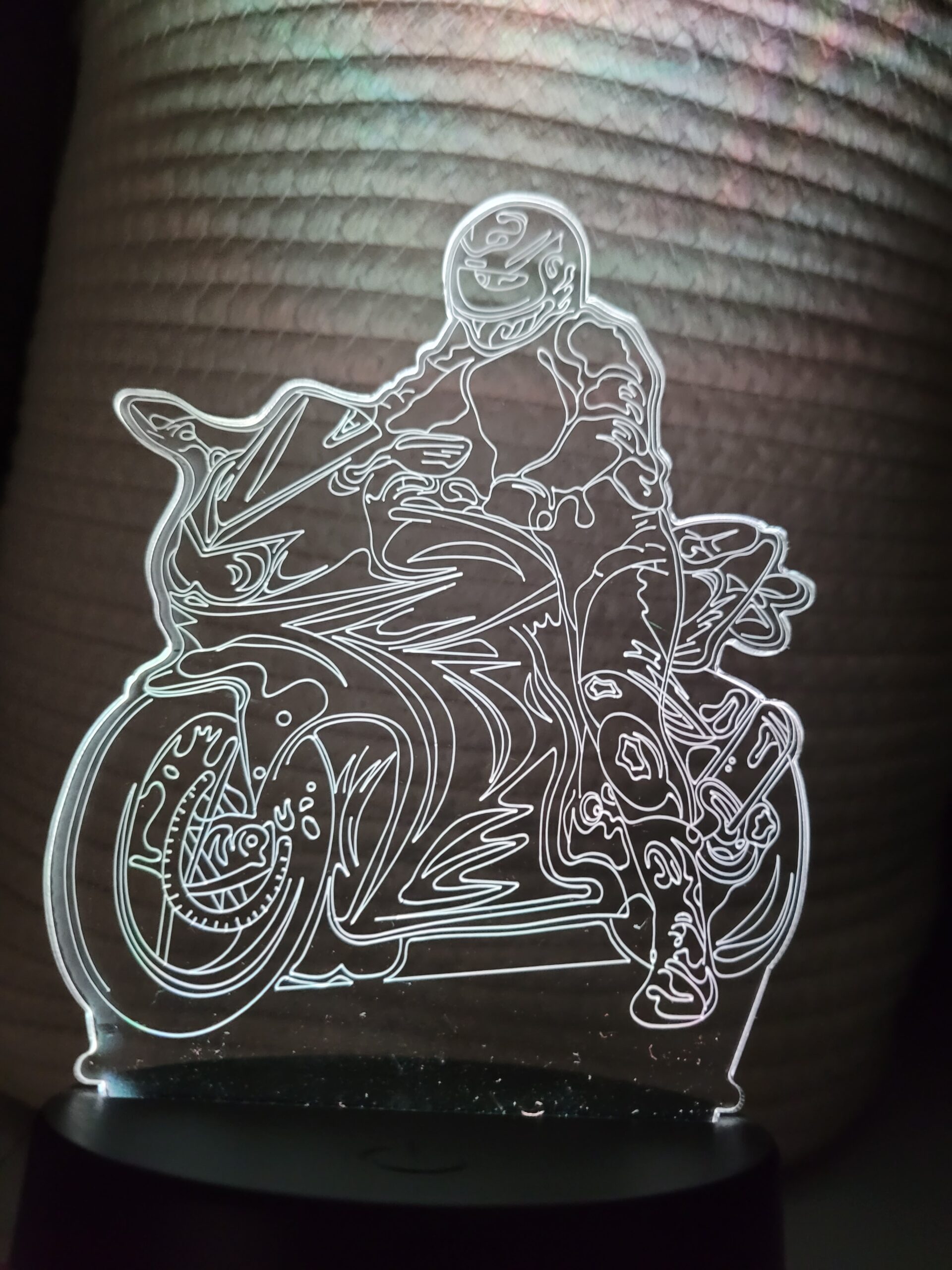 Lampka nocna na prezent MOTOCYKL LED - obrazek 3