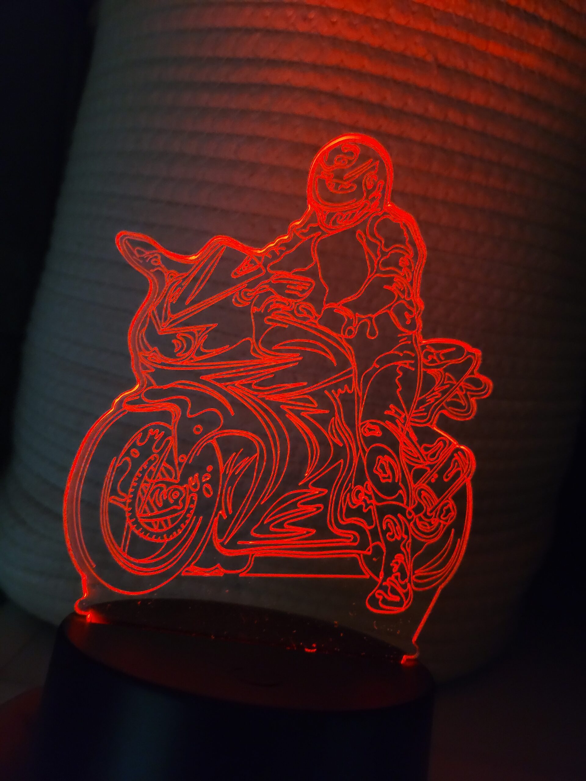 Lampka nocna na prezent MOTOCYKL LED - obrazek 4