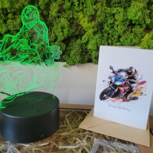 Lampka nocna MOTOCYKL na prezent
