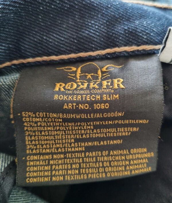 Rokker Rokkertech Slim Jeansy motocyklowe 50 - obrazek 6