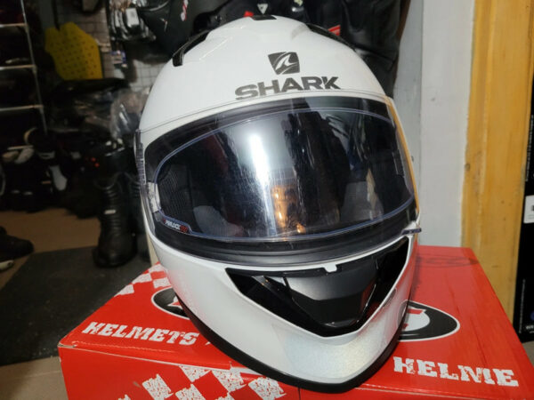 Kask motocyklowy SHARK RIDILL Blank r M Blenda PINLOCK - obrazek 2