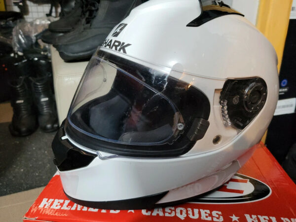 Kask motocyklowy SHARK RIDILL Blank r M Blenda PINLOCK - obrazek 4