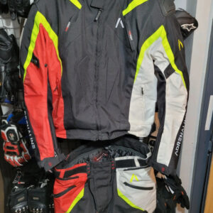 Kombinezon motocyklowy ADRENALINE Fluo r 2XL kurtka + spodnie