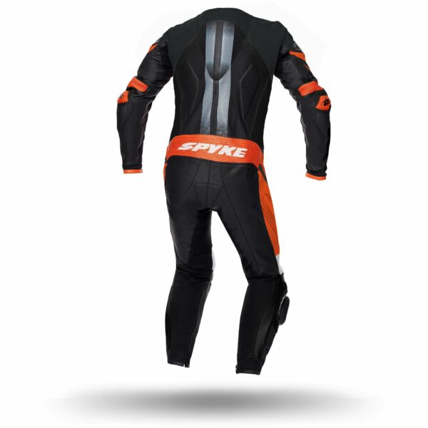 Kombinezon motocyklowy SPYKE ESTORIL RACE 1PC black-white-orange 56EU - obrazek 2