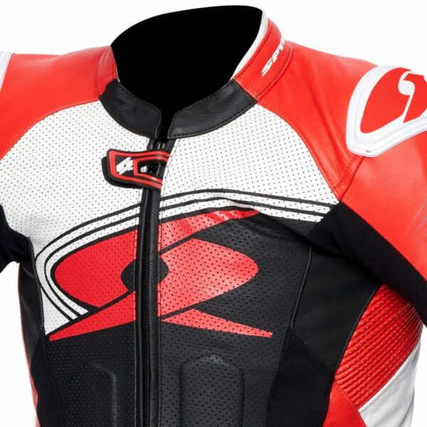 Kombinezon motocyklowy SPYKE ESTORIL RACE 1PC black-red 52EU - obrazek 3