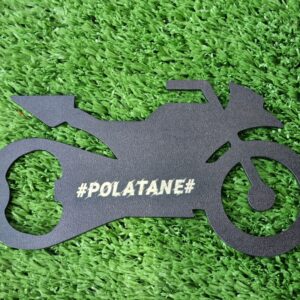 STYLOWY OTWIERACZ w kształcie MOTOCYKLA SPORTOWEGO Z NADRUKIEM