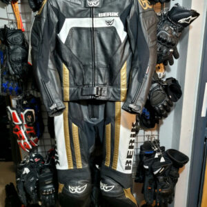 Kombinezon motocyklowy damski skórzany BERIK 2PC złoty! r M