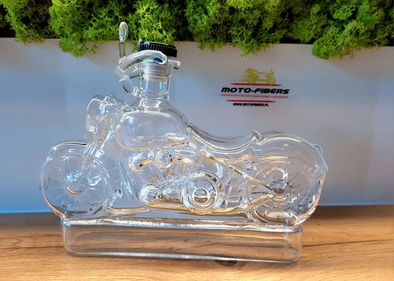KARAFKA w kształcie MOTOCYKLA CHOPPER na whisky wino alkohol - obrazek 2