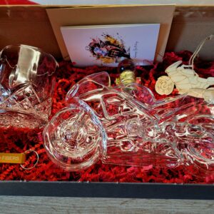 KARAFKA MOTOCYKL + szklanka na whisky wino alkohol PREMIUM Zestaw na Prezent