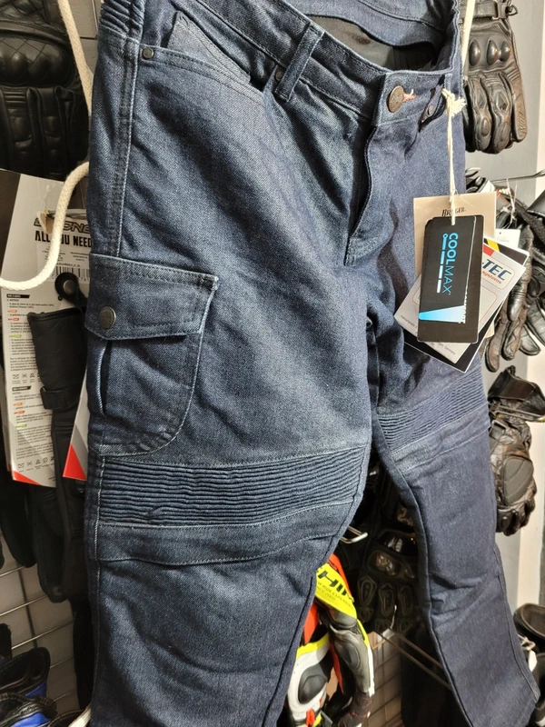 Spodnie motocyklowe damskie Jeansowe BROGER Ohio Lady W31L30 - obrazek 4