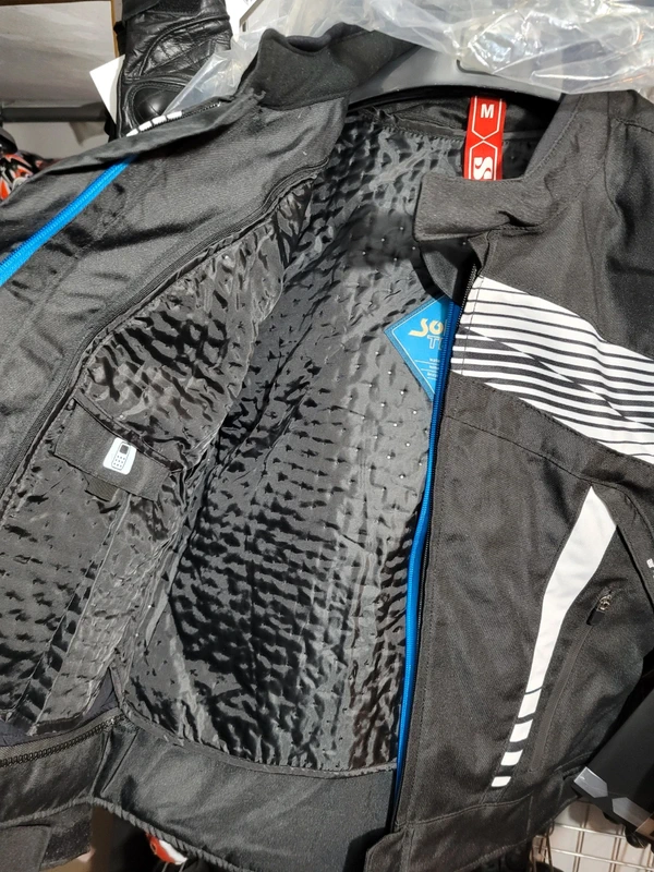 Kurtka motocyklowa IXS RS-400-ST 3.0 black white r M - obrazek 5