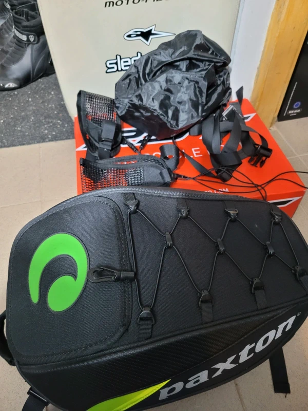 Torba motocyklowa plecak na kask sakwa Fluo - obrazek 5