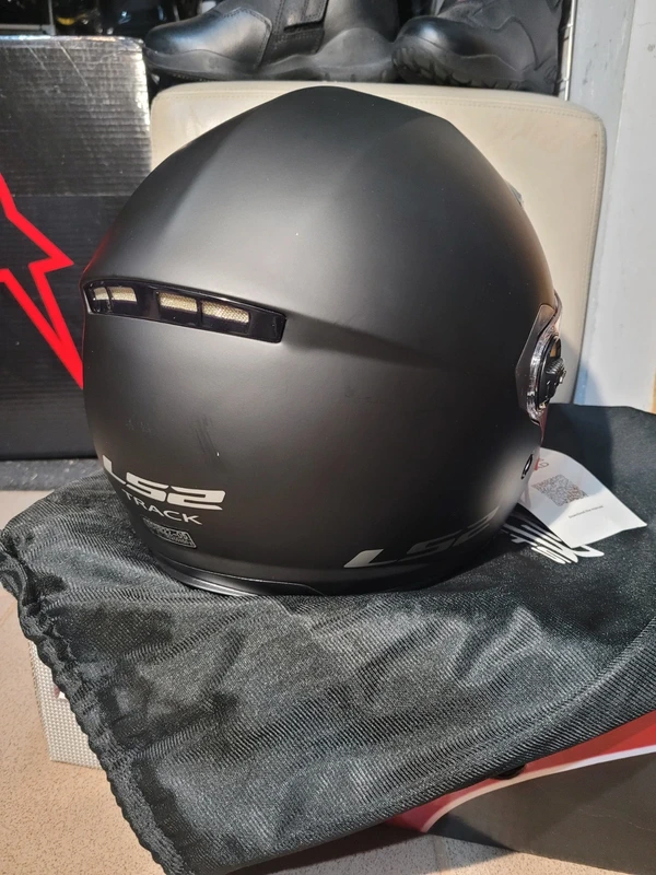 Kask motocyklowy otwarty LS2 TRACK r M - obrazek 4