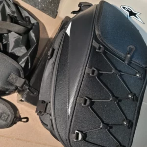 Torba motocyklowa na siedzenie pasażera kask plecak
