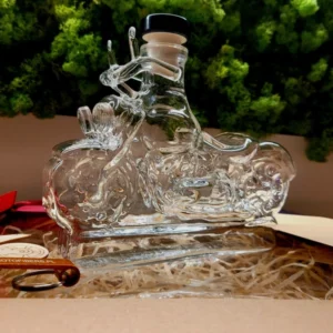 KARAFKA w kształcie MOTOCYKLA CHOPPER na whisky wino alkohol WRAZ Z OPAKOWANIEM PREZENTOWYM