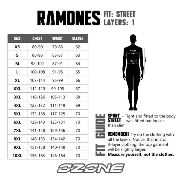 Kurtka Ramoneska motocyklowa Ozone LJ-Ramonese r 4XL - obrazek 11