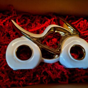 Ozdobny Motocykl ceramiczny designerska figurka ozdoba Na prezent