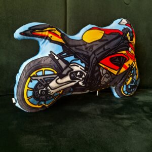 Poduszka w kształcie MOTOCYKLA Sportowego